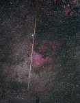 Sled meteora iz potoka Liridy