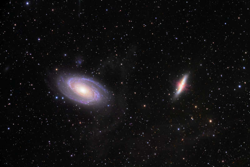 Voiny galaktik: M81 i  M82