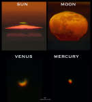 Zelenye vspyshki: Solnce, Luna, Venera, Merkurii