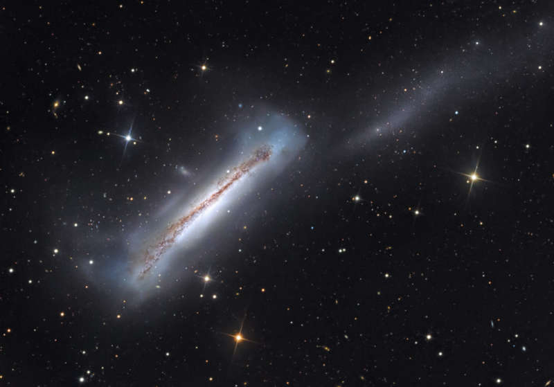 Portrait of NGC 3628