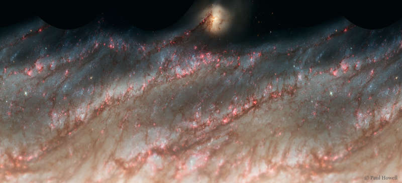 Раскручивая M51