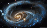 UGC 1810: vzaimodeistvuyushaya galaktika ot teleskopa im.Habbla