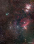 Kometa ATLAS i Poyas Oriona