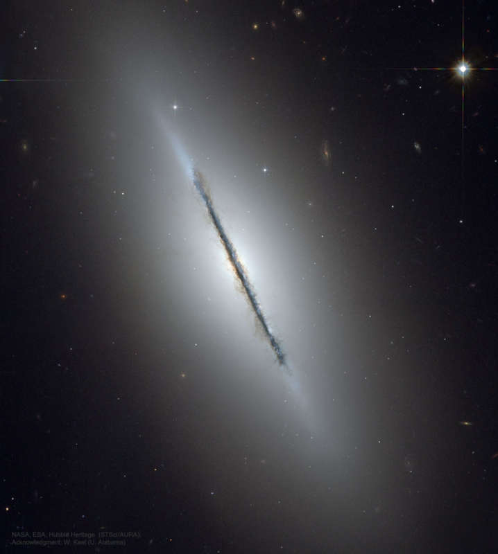 Edge On Galaxy NGC 5866
