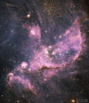 NGC 346: skoplenie so zvezdoobrazovaniem v MMO