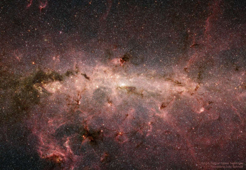 Центр Галактики в инфракрасном свете