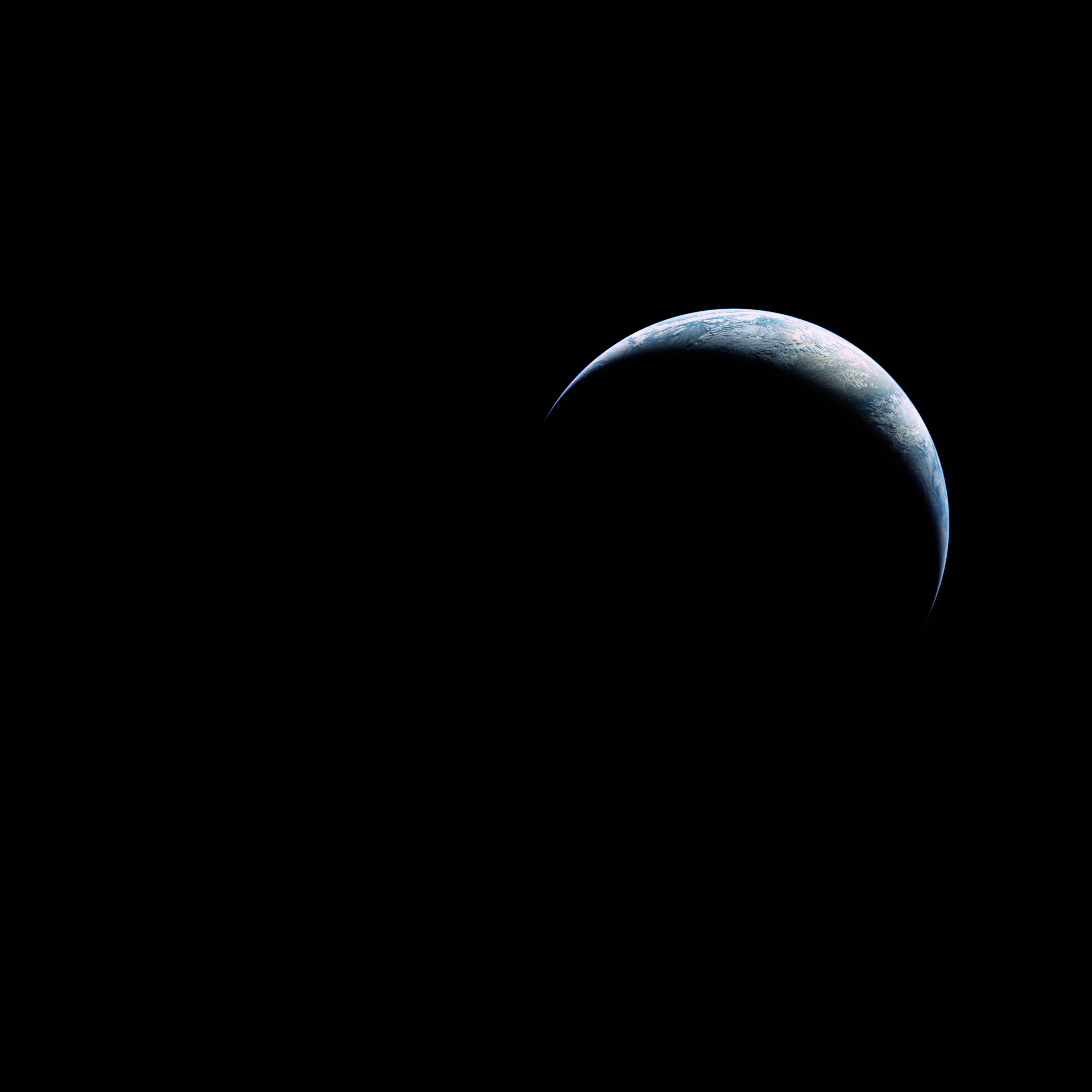 Apollo 17: The Crescent Earth