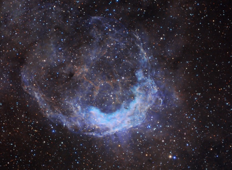 Выдутая звездным ветром туманность NGC 3199