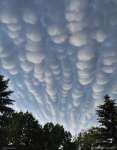 Трубчатые облака над Саскачеваном