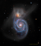 M51: galaktika Vodovorot