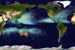 Пути циклонов на планете Земля