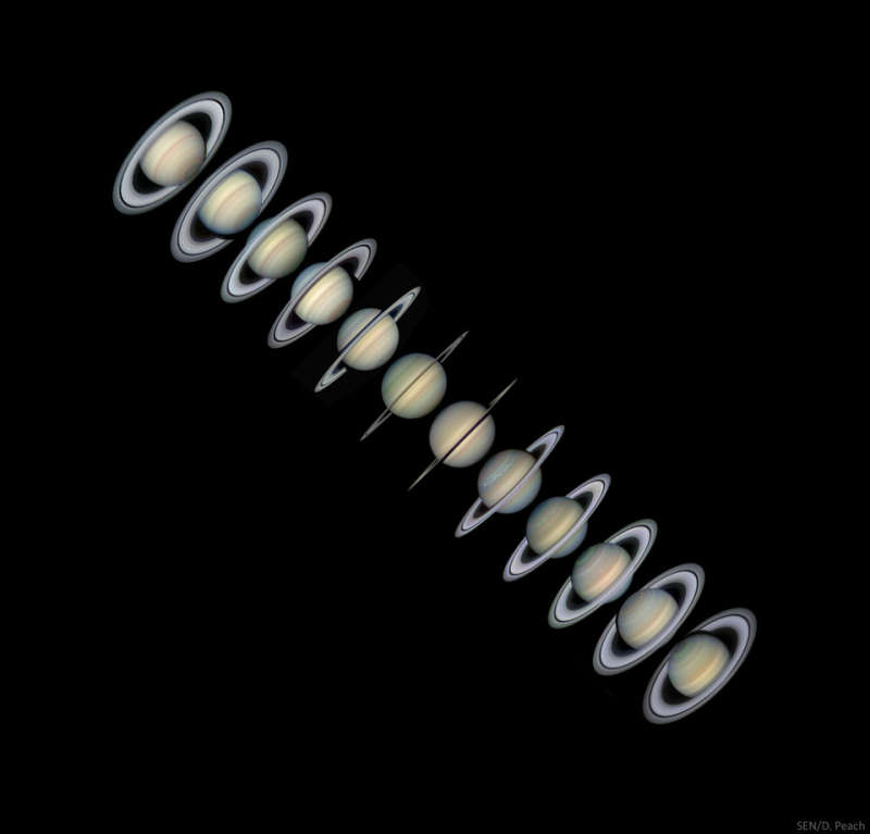 Rings and Seasons of Saturn