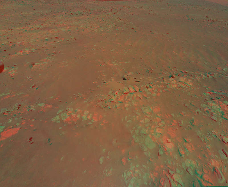 Jezero Crater: Raised Ridges in 3D