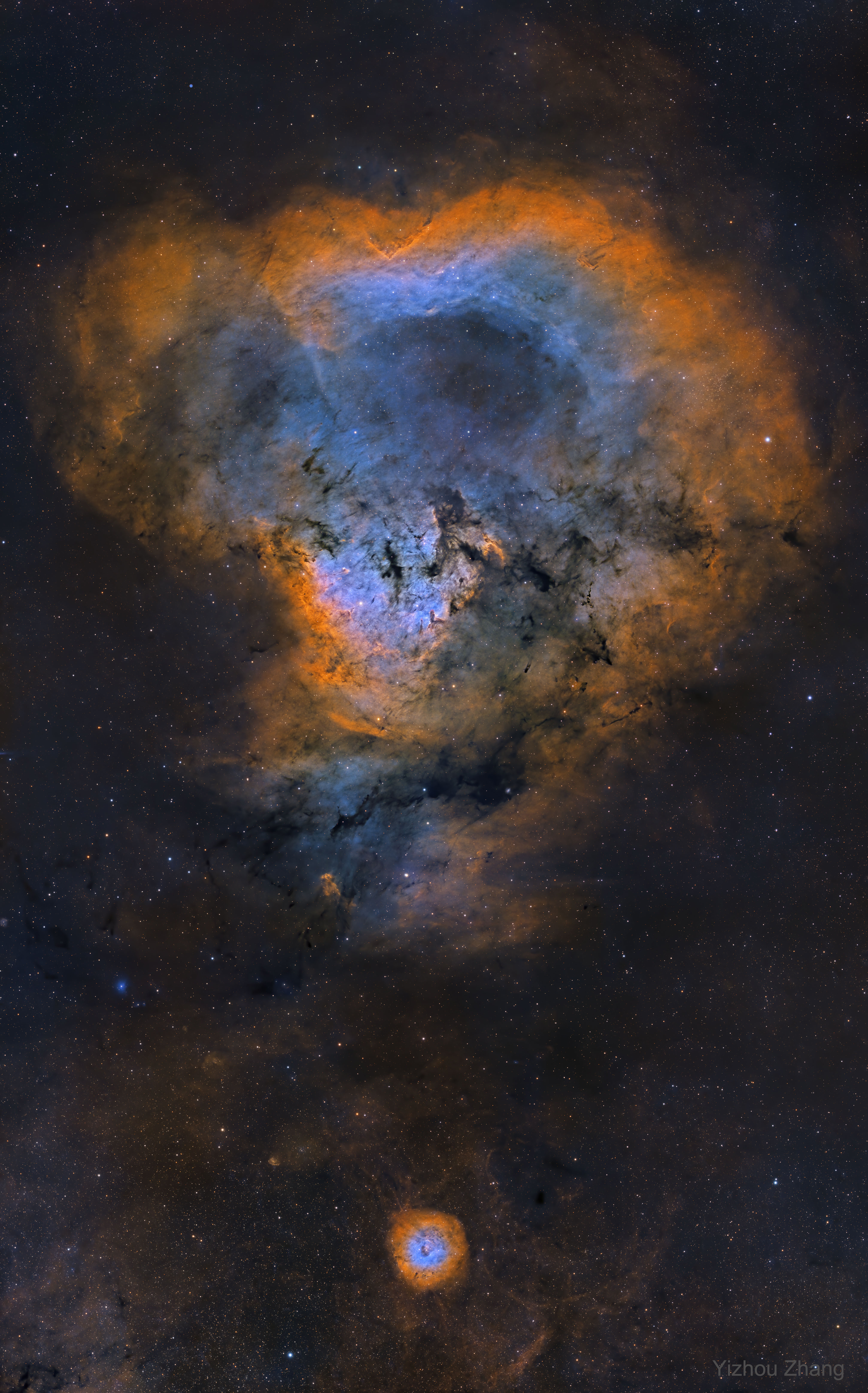 NGC 7822: Cosmic Question Mark