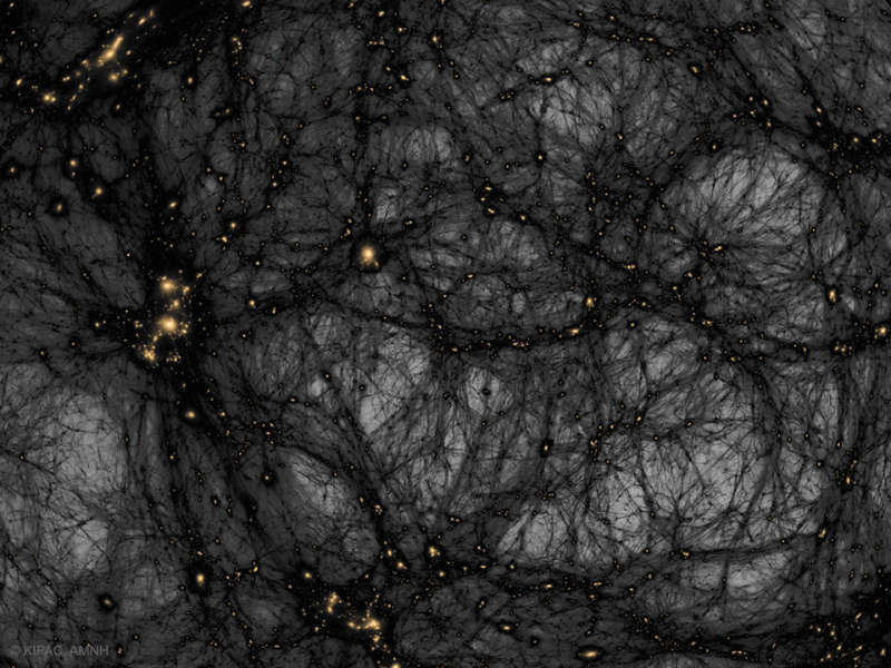 Темная материя в модели Вселенной