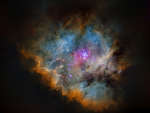 NGC 281: bez zvezd i so zvezdami