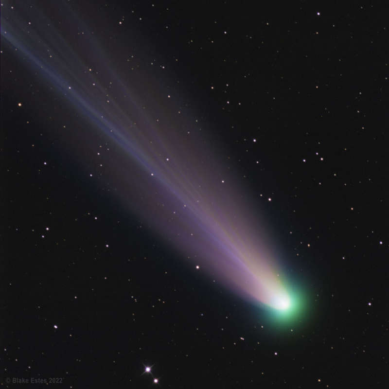 Kometa Leonarda krupnym planom iz Avstralii