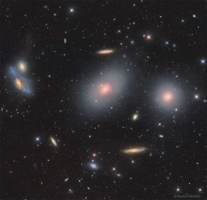 In the Heart of the Virgo Cluster