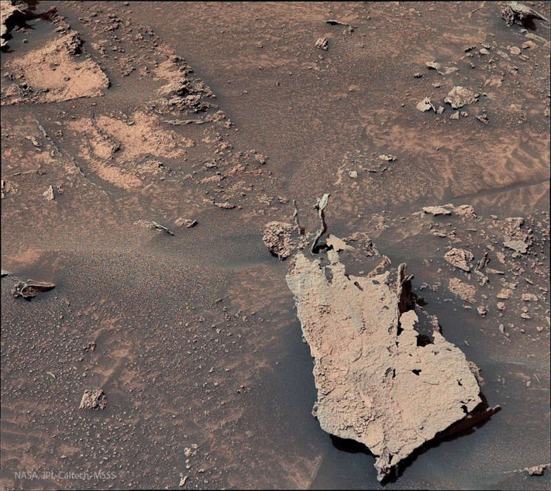 Rock Fingers on Mars