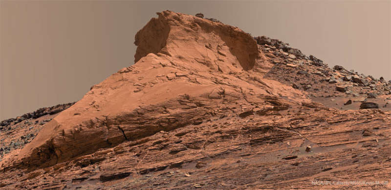 Siccar Point on Mars