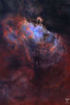 Формирующая звезды туманность Орла без звезд