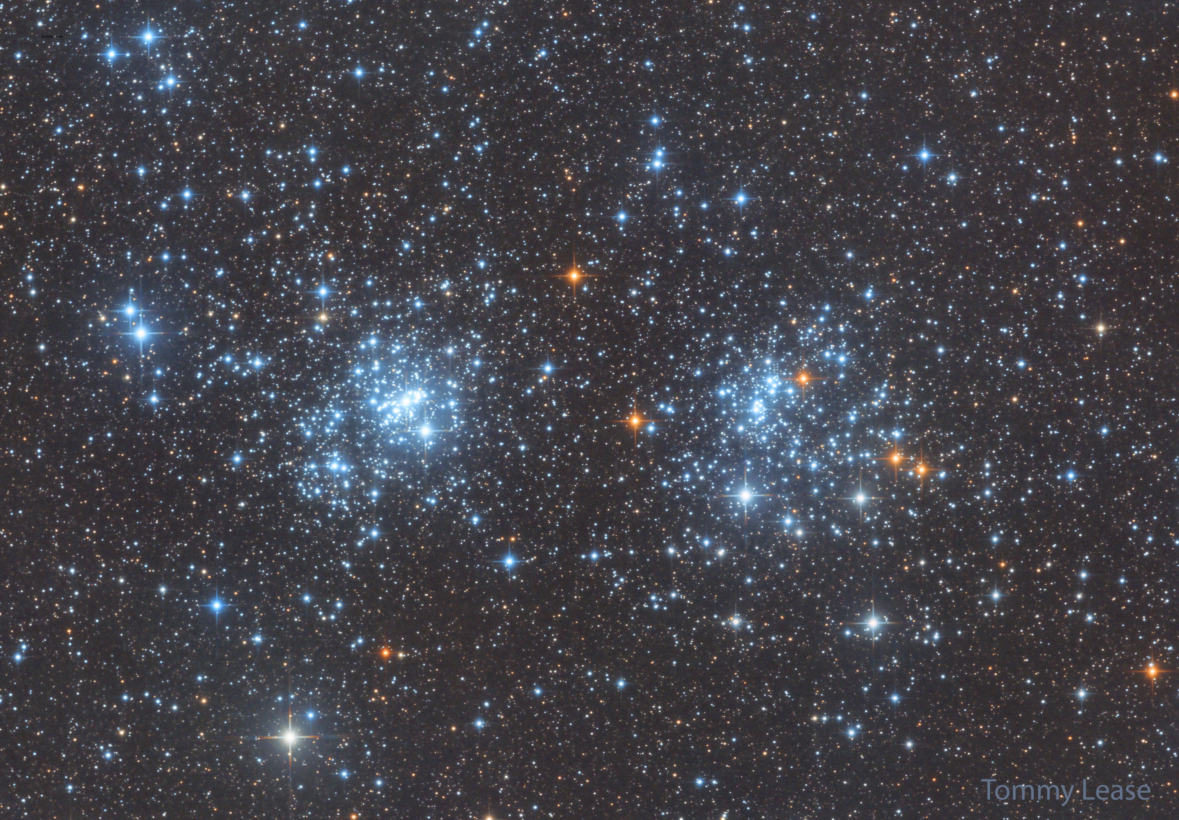 A Double Star Cluster in Perseus