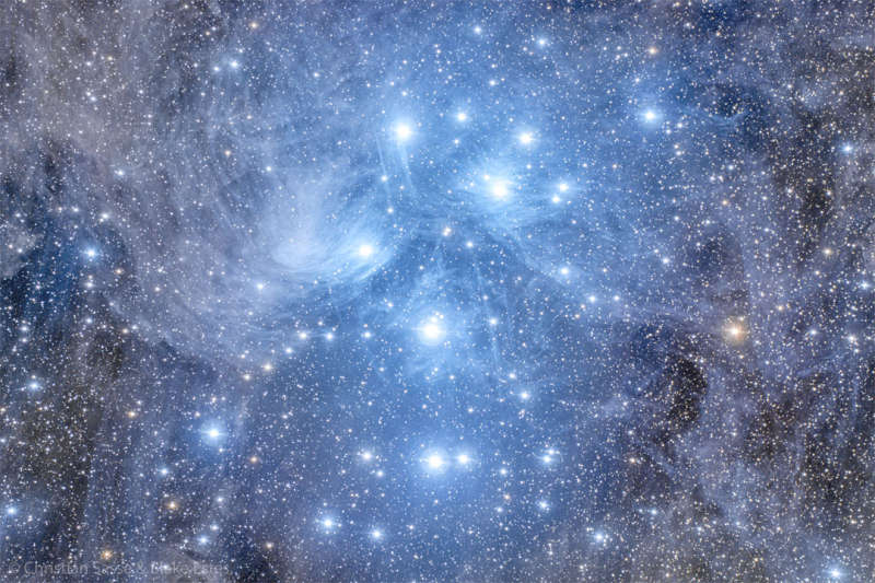 Плеяды: звездное скопление Семь сестер