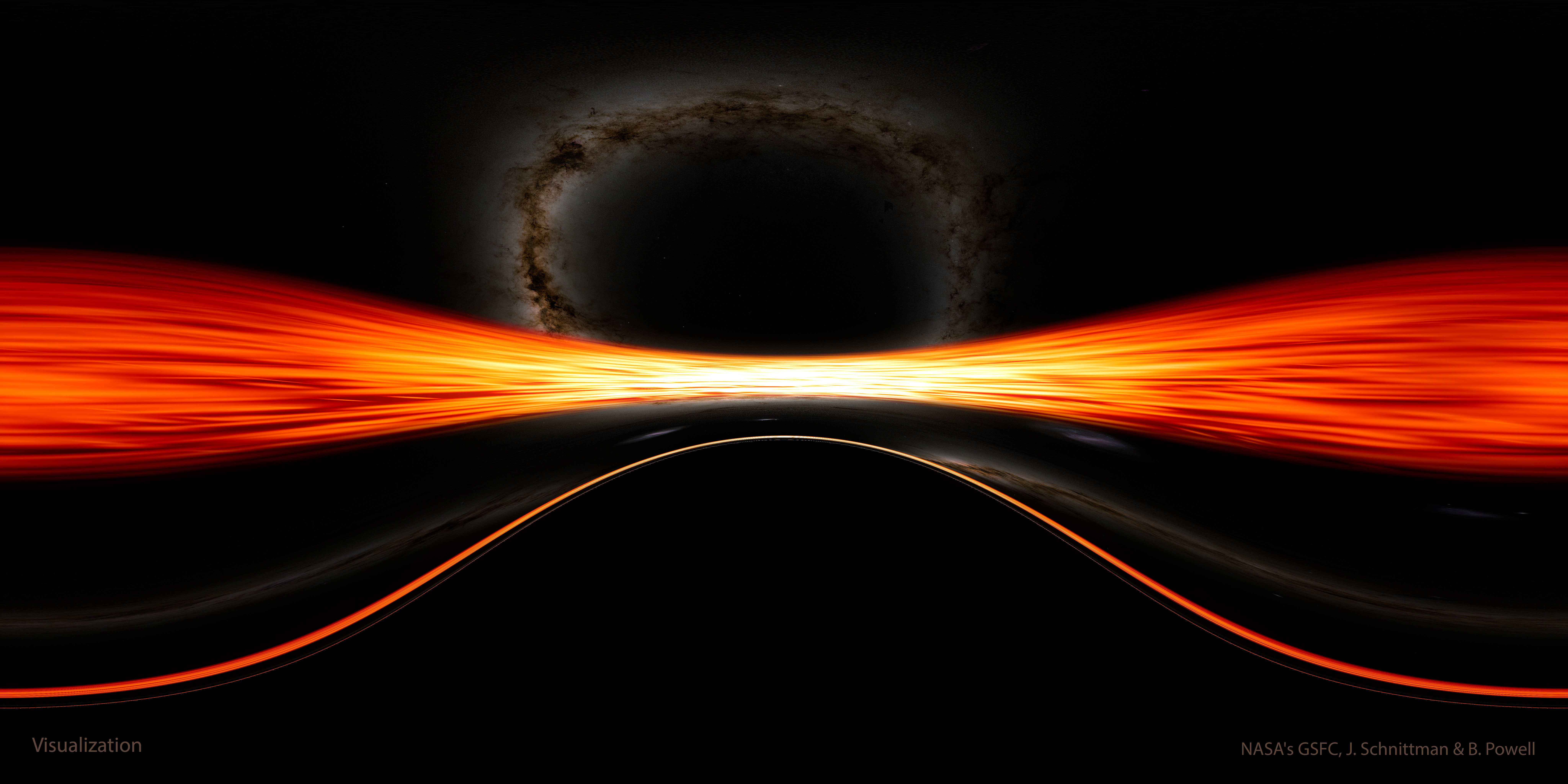 APOD: 2025 December 3 � Visualization: Near a Black Hole and Disk