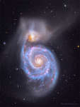 APOD: 2026 January 14 � M51: The Whirlpool Galaxy
