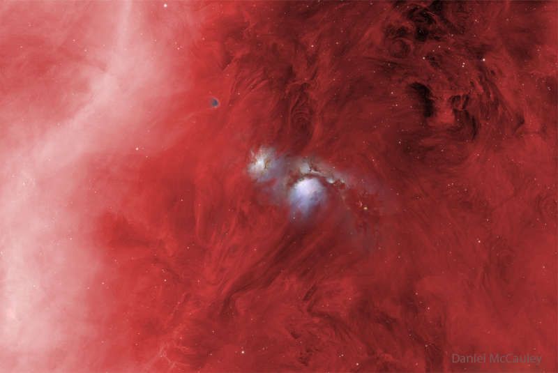 APOD: 2026 January 28 Б M78: Reflecting Blue in a Sea of Red
