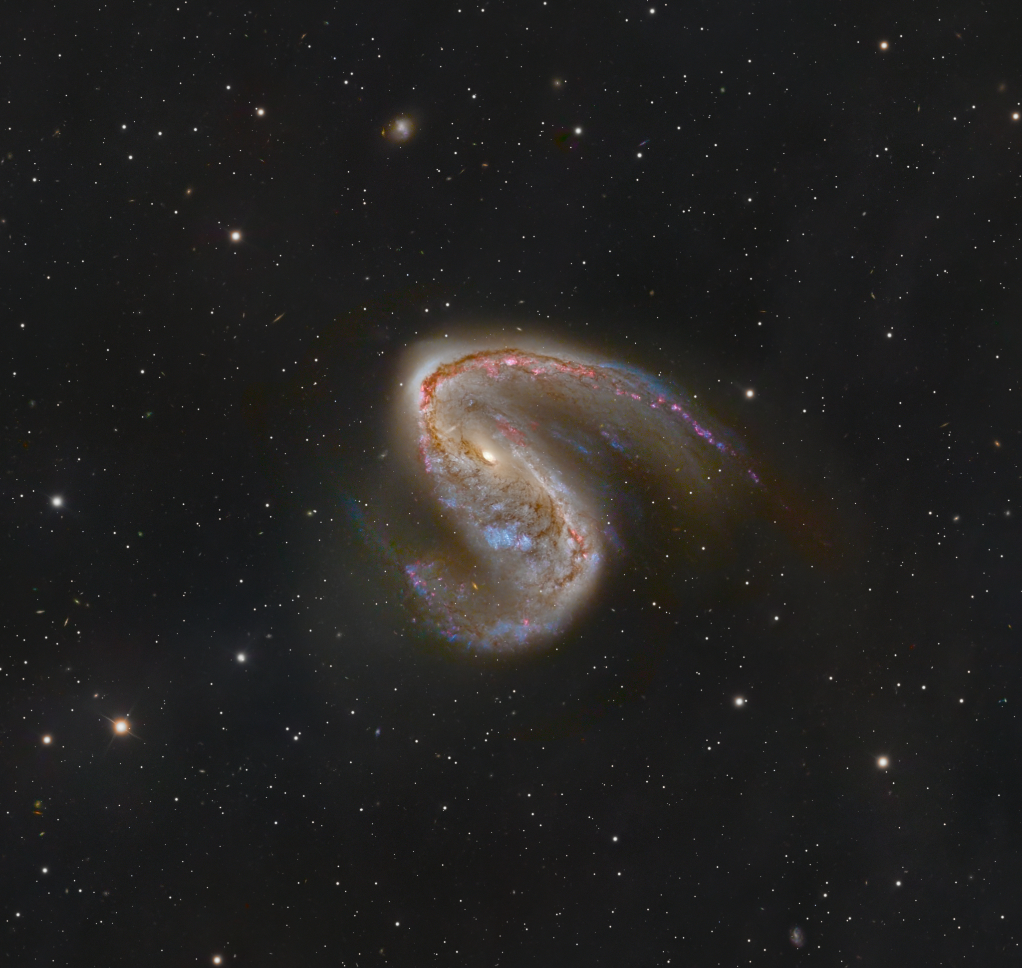 NGC 2442: Galaxy in Volans