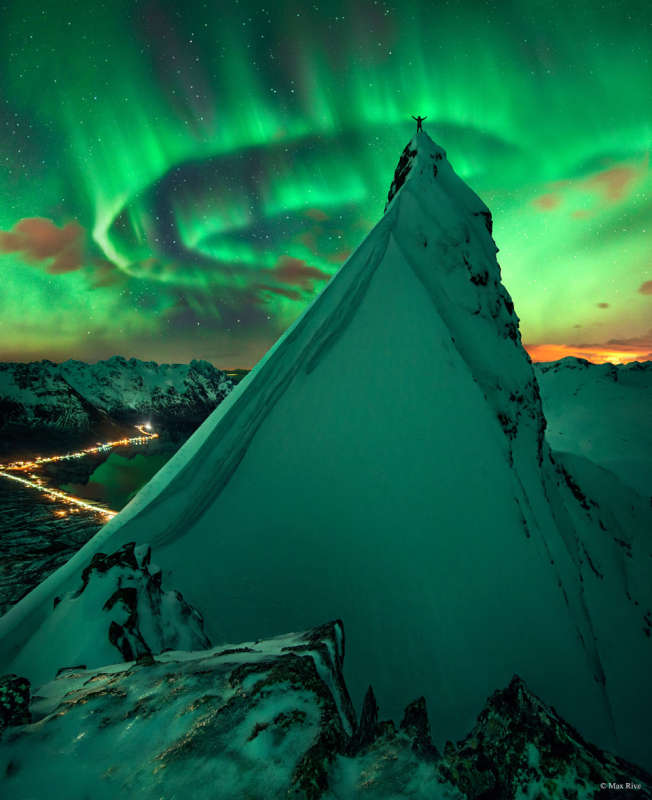 APOD: 2026 February 10 � In Green Company: Aurora over Norway