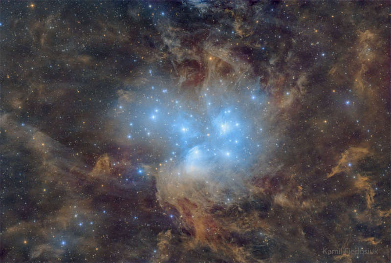 APOD: 2026 February 23 Á Pleiades: The Seven Sisters Star Cluster