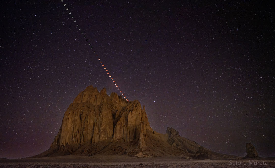APOD: 2026 March 5 � Total Lunar Eclipse over Tse Bitai