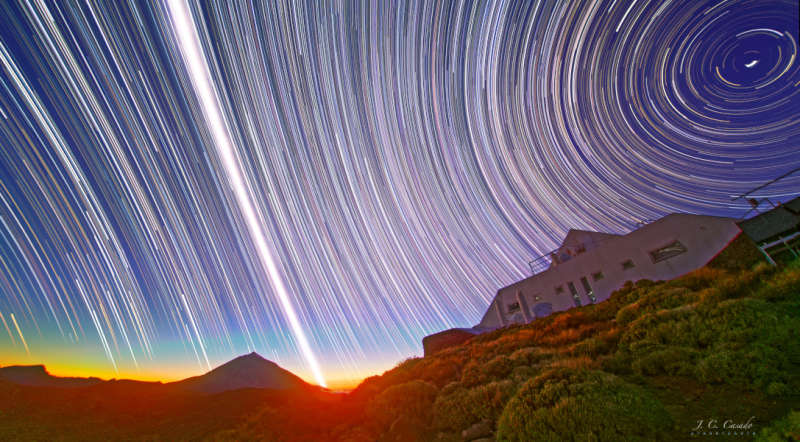 APOD: 2026 March 20 � Spring Equinox at Teide Observatory