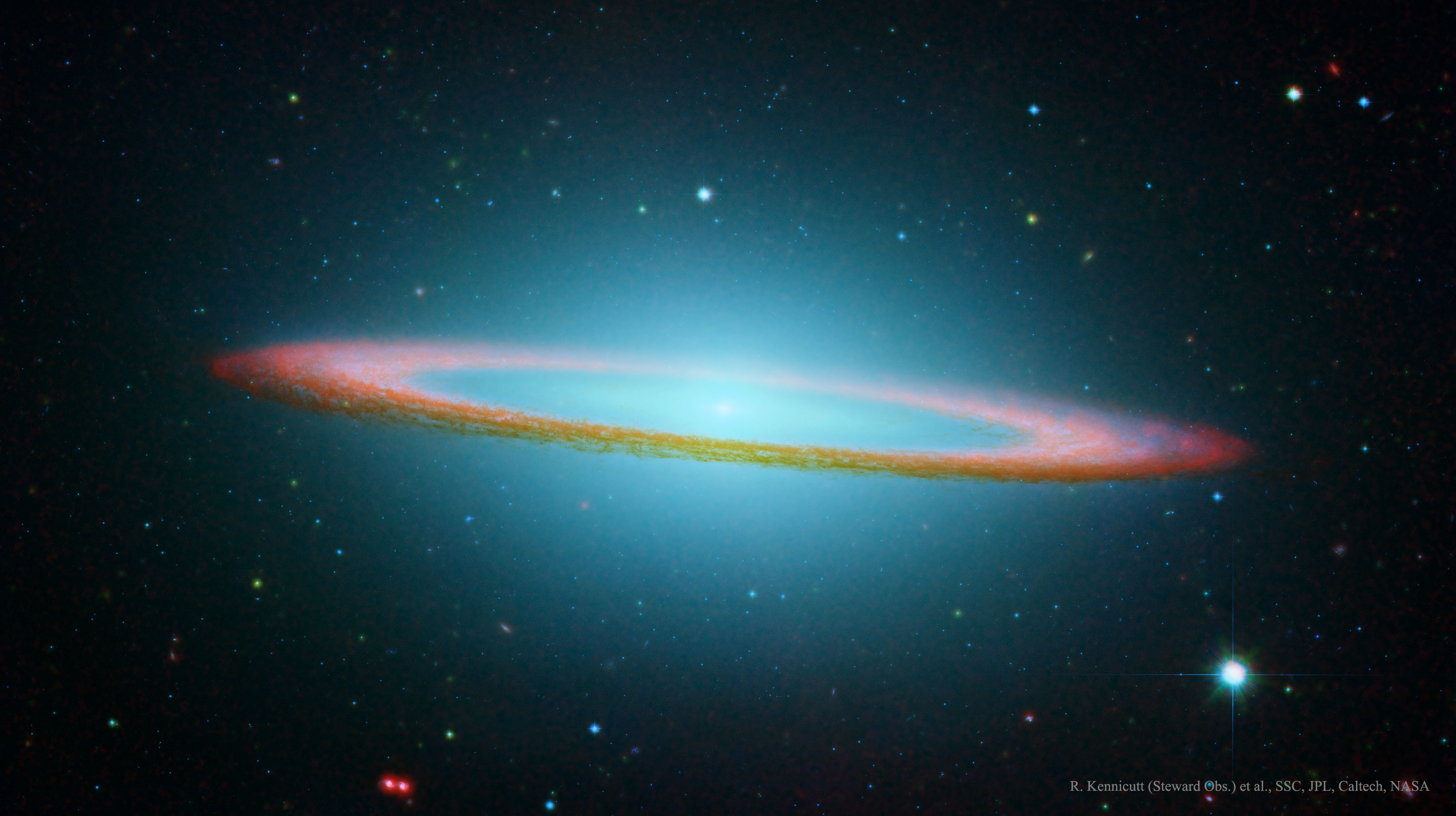 APOD: 2026 January 11 � M104: The Sombrero Galaxy in Infrared