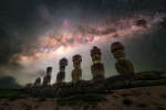 APOD: 2026 March 25 � The Guardians of Rapa Nui beneath the Milky Way