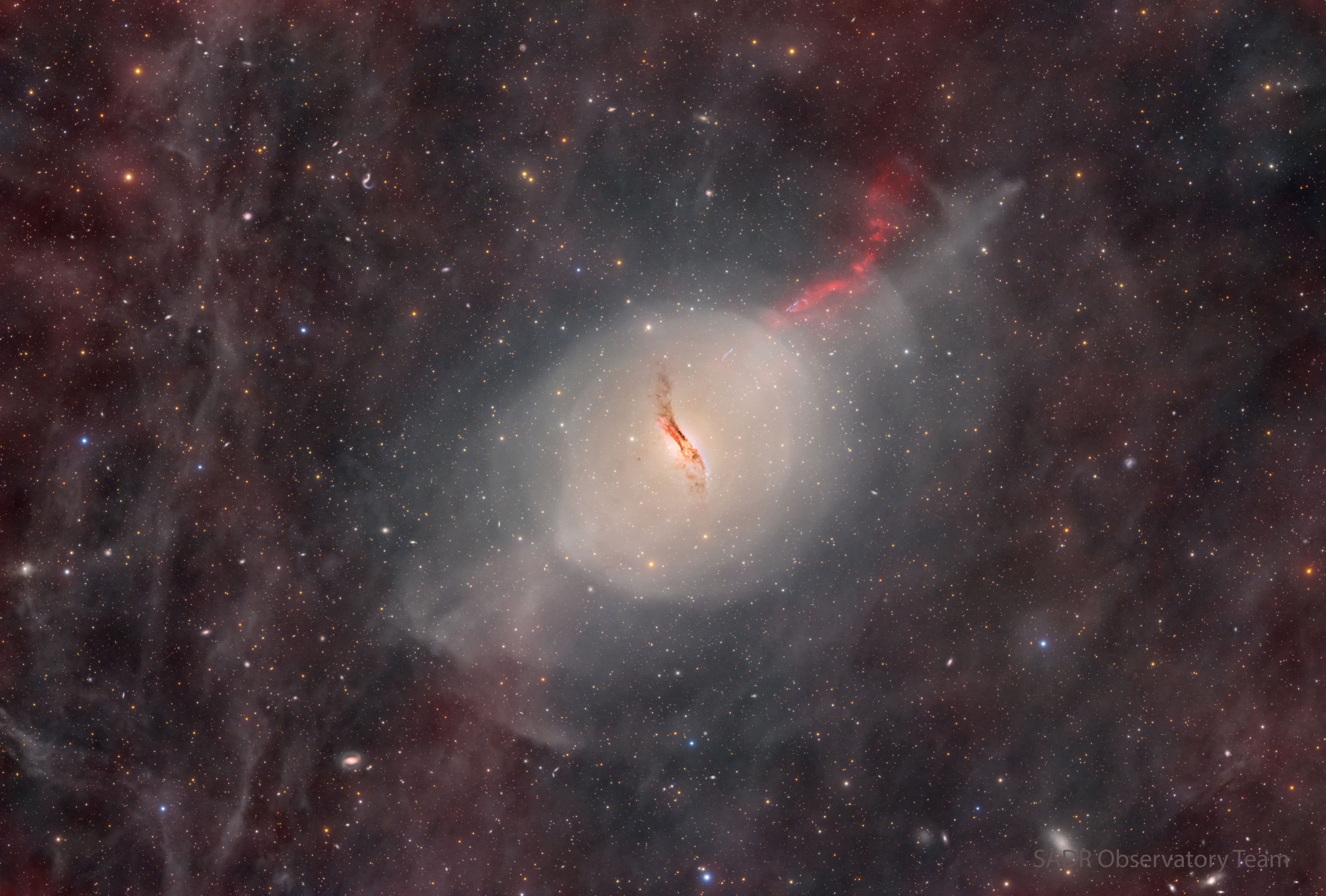 APOD: 2026 March 30 Á Peculiar Elliptical Galaxy Centaurus A