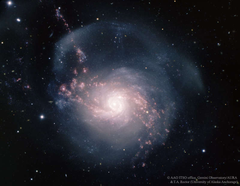 APOD: 2026 April 5 Á NGC 3310: A Starburst Spiral Galaxy