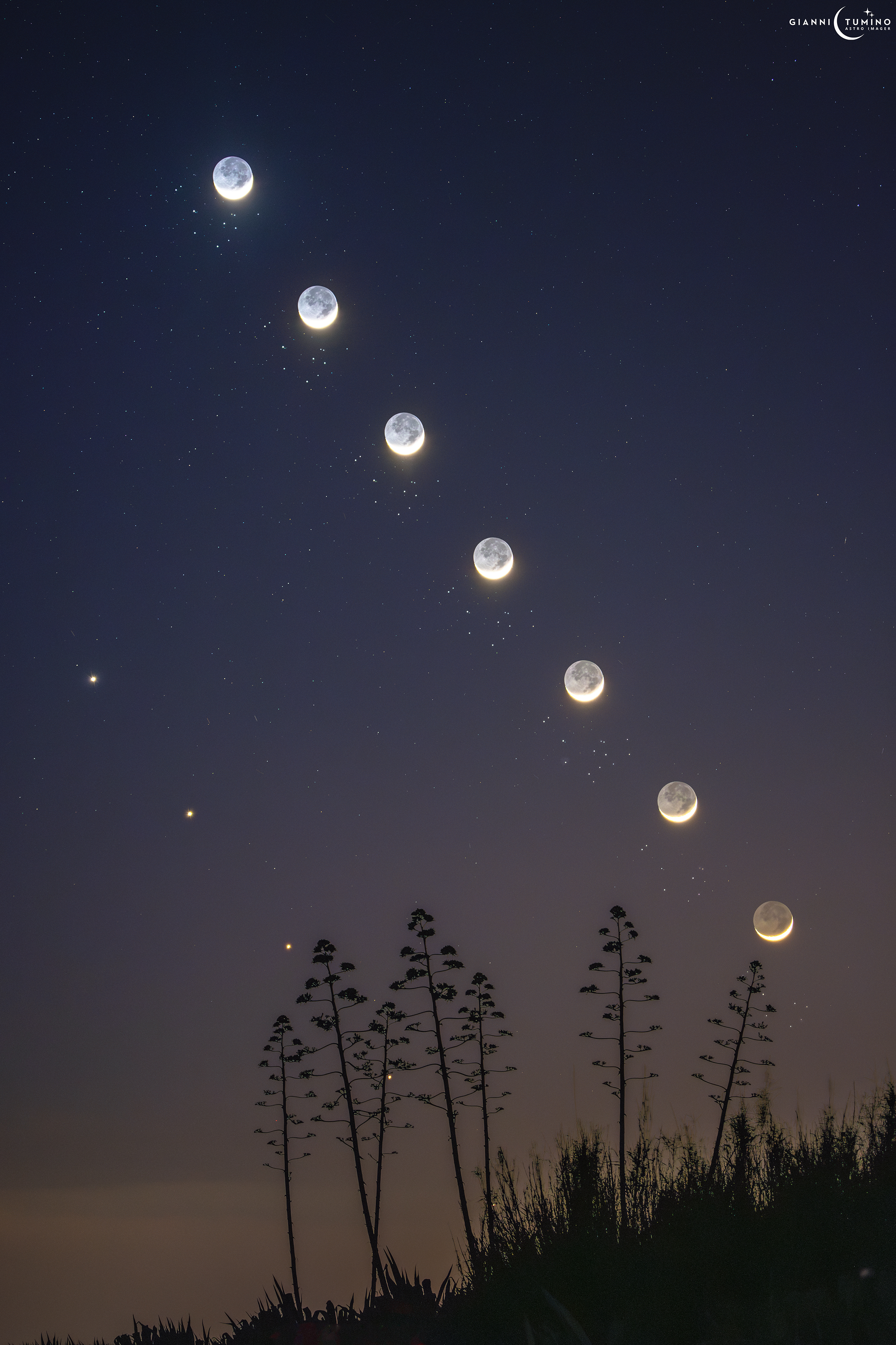 APOD: 2026 April 29 � The Moon, Venus, and the Pleiades