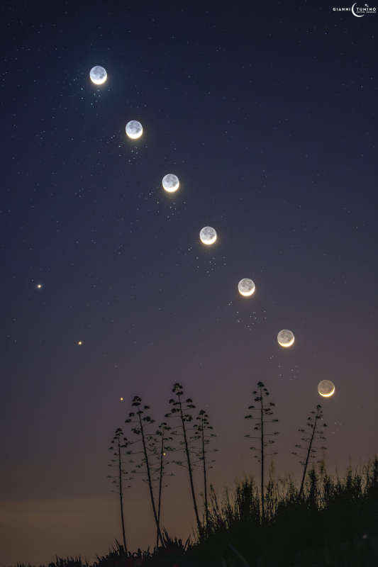 APOD: 2026 April 29 � The Moon, Venus, and the Pleiades
