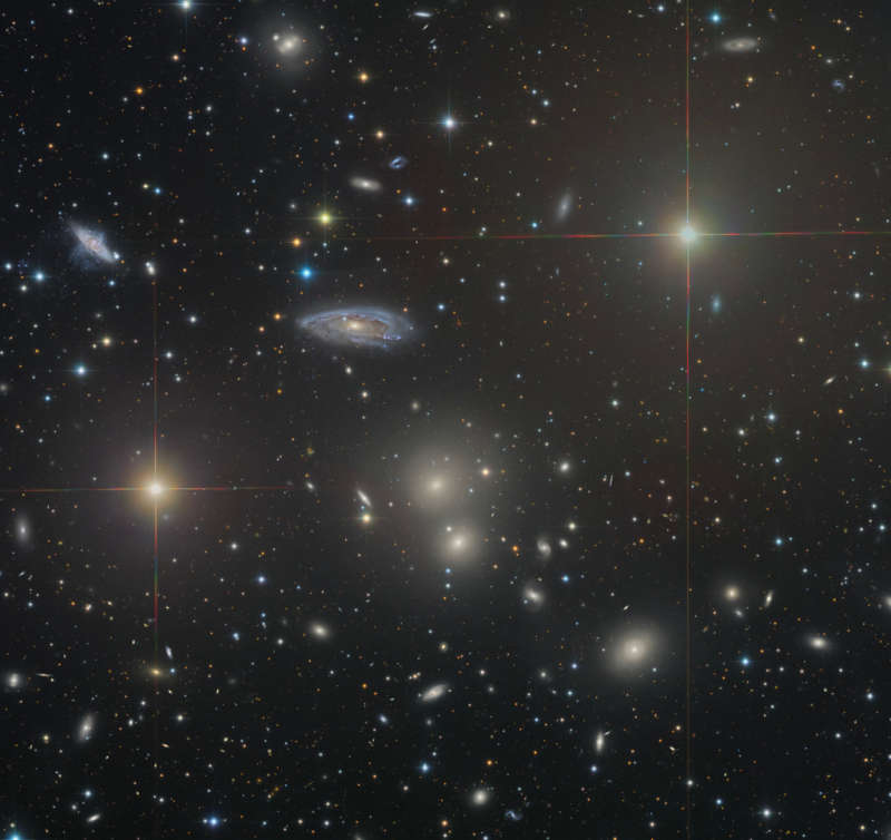 APOD: 2026 June 5 � The Hydra Cluster of Galaxies
