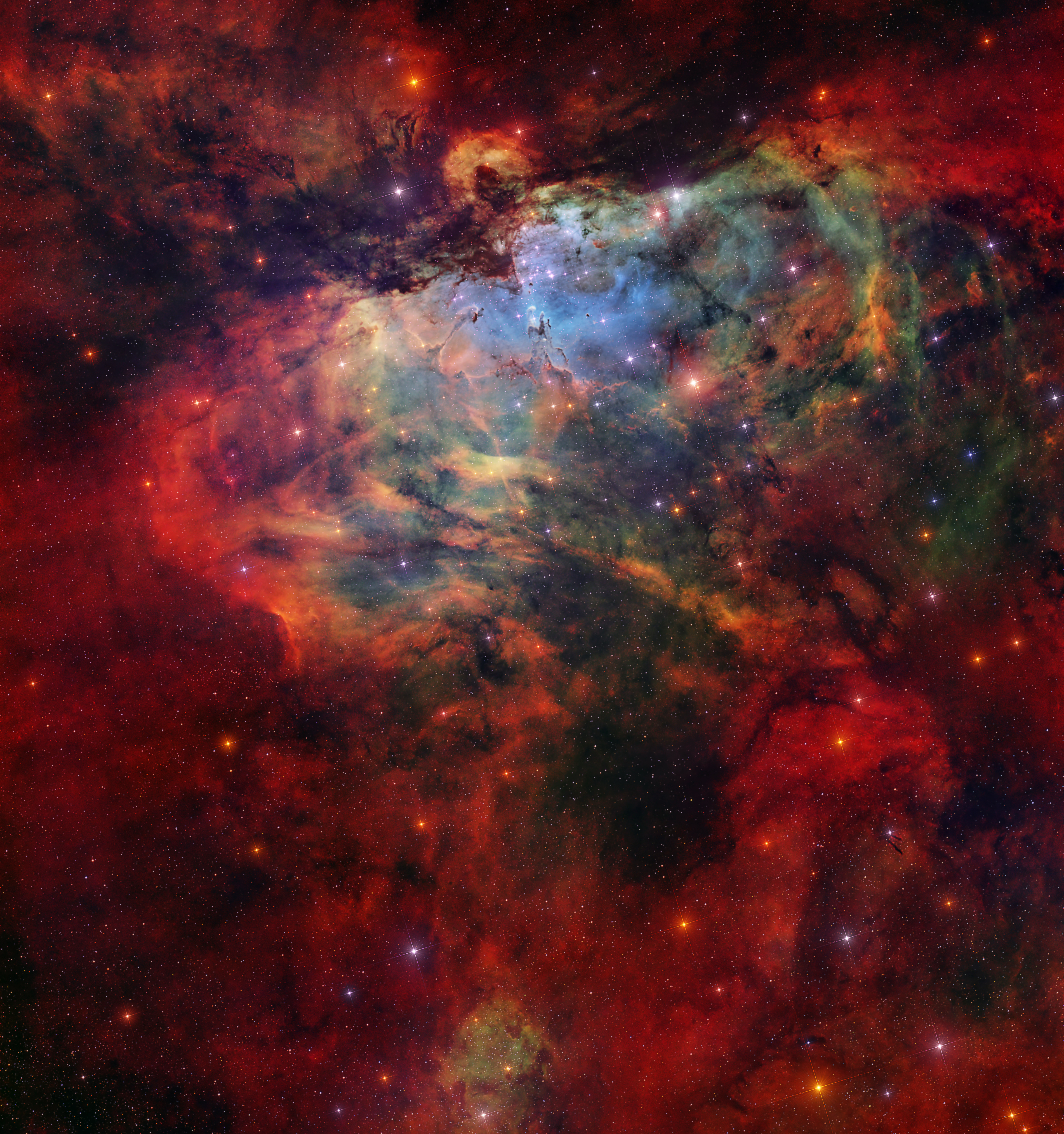 APOD: 2026 June 10 � The Eagle Nebula and Friends