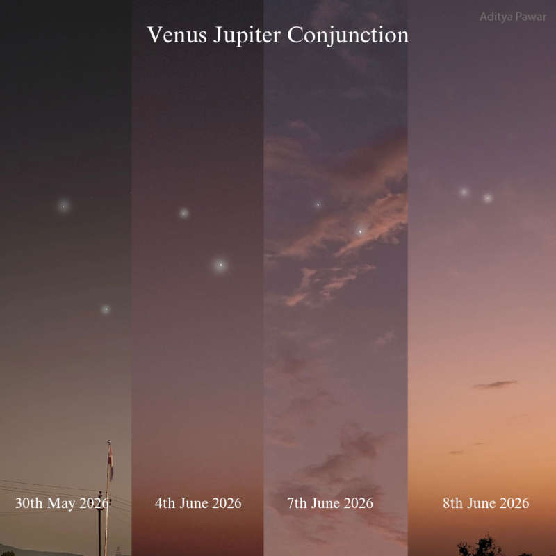 APOD: 2026 June 14 � 10 Days of Venus and Jupiter