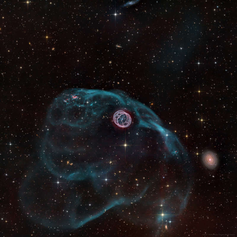 APOD: 2026 June 17 � Longmore 8: The Hamster Wheel Nebula