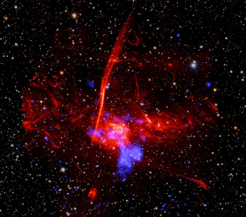 APOD: 2026 June 18 � Possible Supernova Remnant in Galactic Center