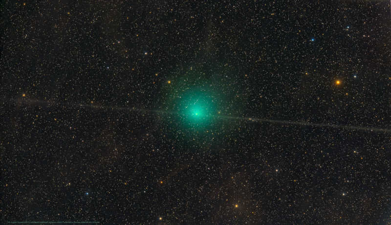 APOD: 2026 July 17 � The Dust Trail of Comet Tempel 2
