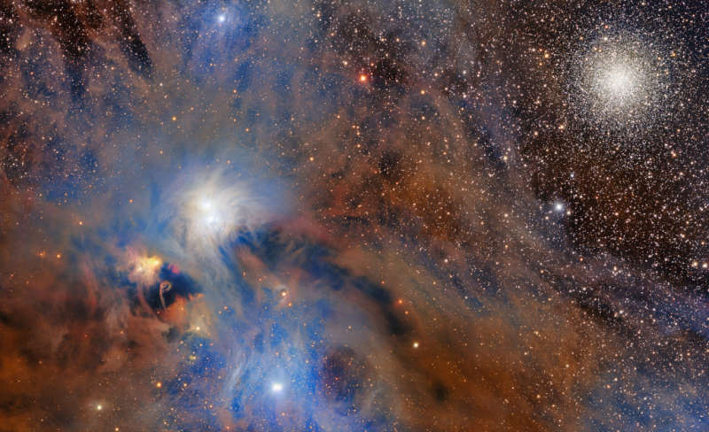 APOD: 2026 July 22 � The Corona Australis Cloud and the Chandelier Cluster