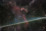 APOD: 2026 August 3 � Vaporizing Meteor Photobombs the Lacerta Nebula
