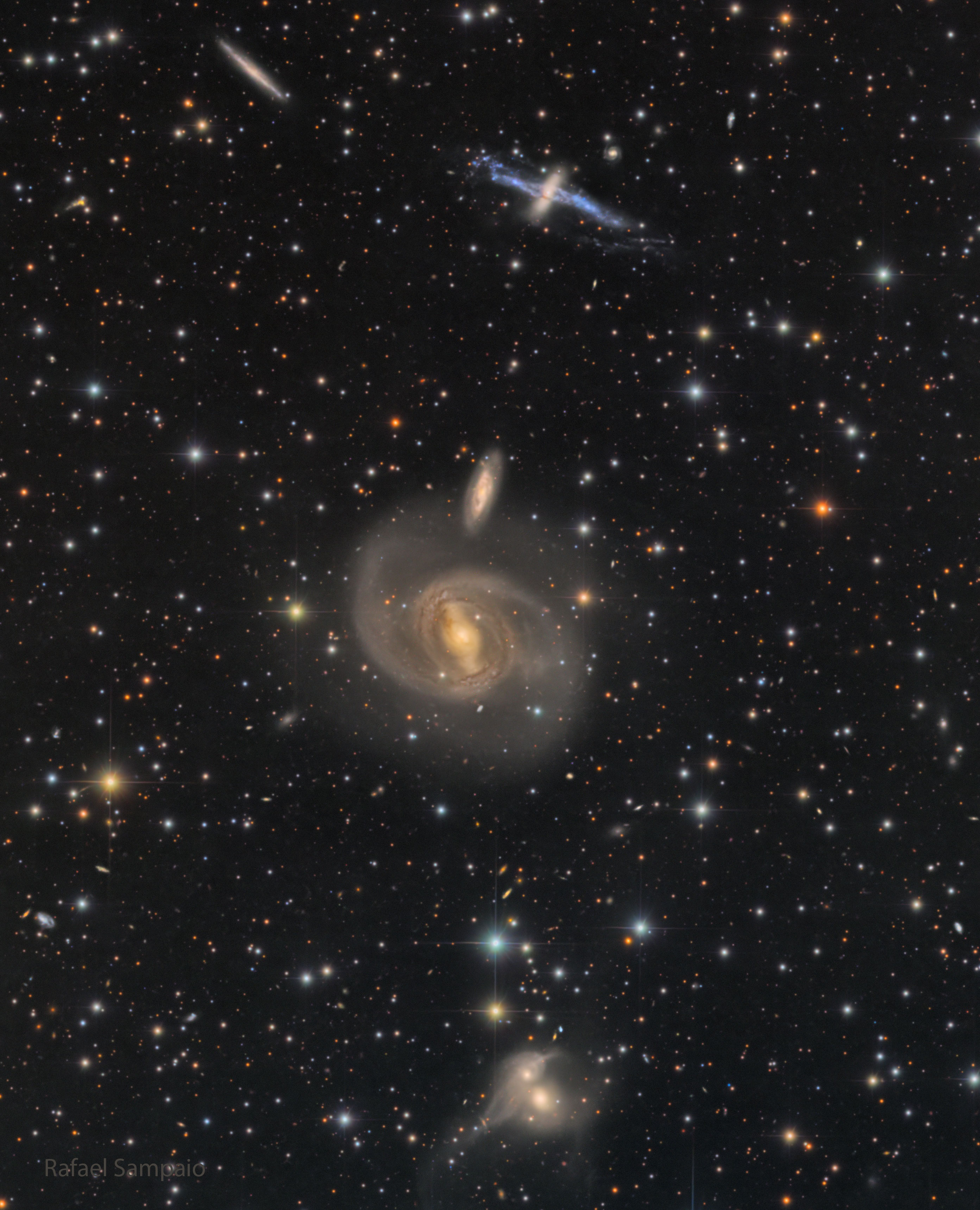 APOD: 2026 August 10 � Three Galaxy Pairs